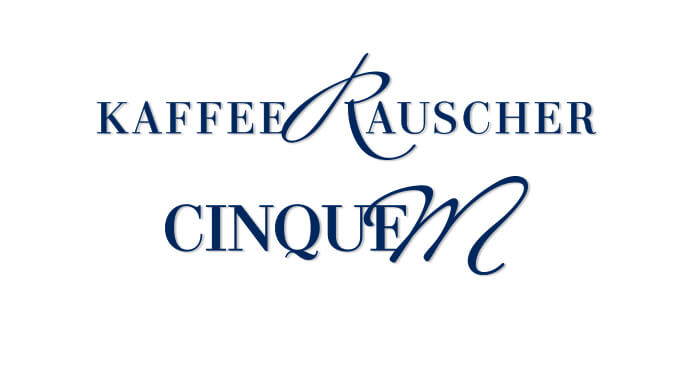 Logos Kaffee Rauscher und Cinque M
